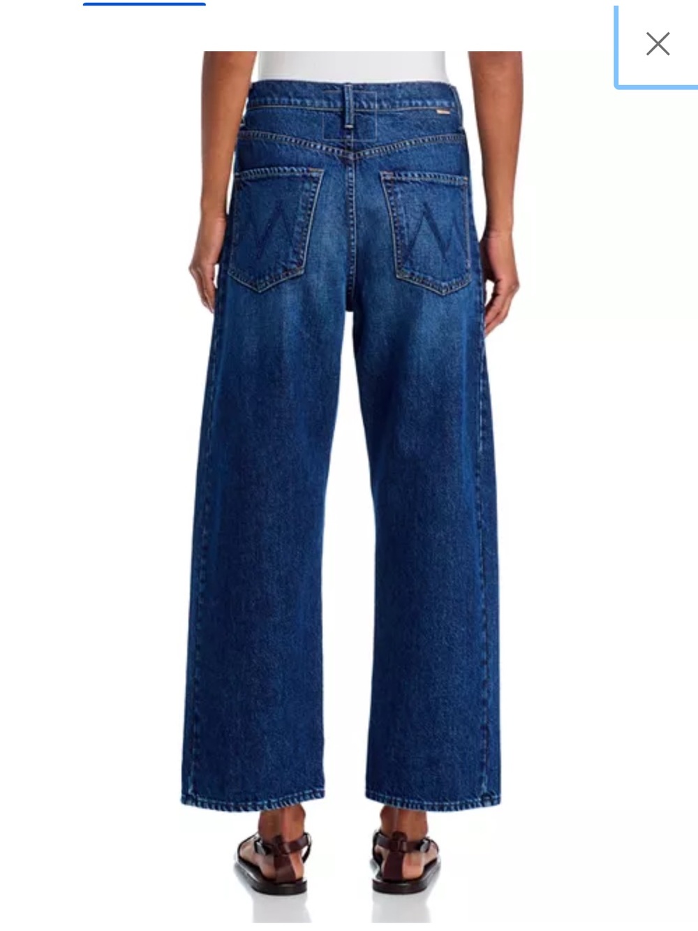 Mother half pipe ankle Relaxed Blue Jeans New W/O tag - Picture 4 of 14